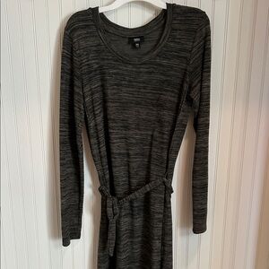 Massimo Black Long Sleeve Dress